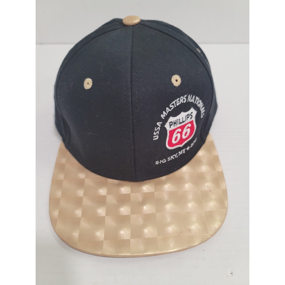 Ussa Masters Nationals Snap Back Hat 2016 Skiing Snowboarding checkers rim